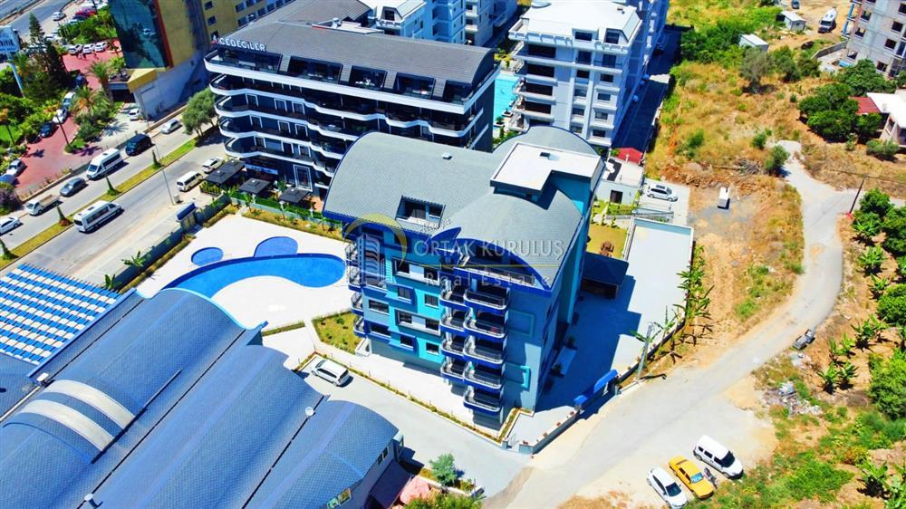 1+1 Apartment for Sale Near Sea in Alanya Kargıcak | Full Sea View