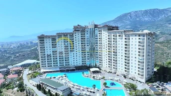 Alanya Kargıcak Gold City'de Ejemøbleret 1+1 Salg Lejlighed