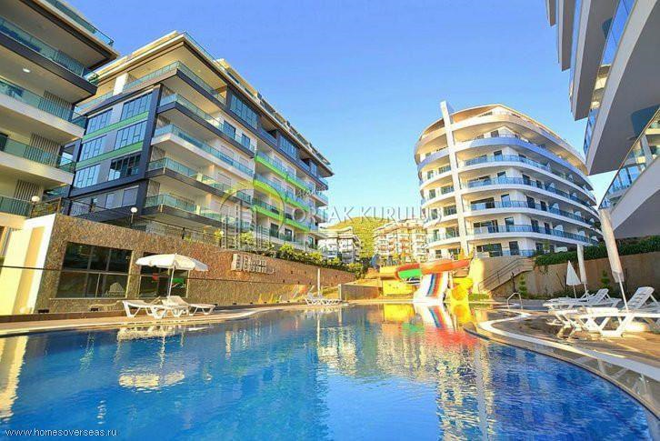 Kargıcak Platinum Agua Resort 1+1 Deniz Manzaralı Satılık Daire