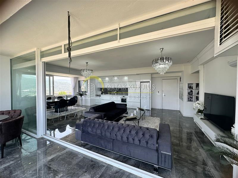 Alanya Kargıcak 2+1 Deniz Manzaralı Full Eşyalı Satılık Daire