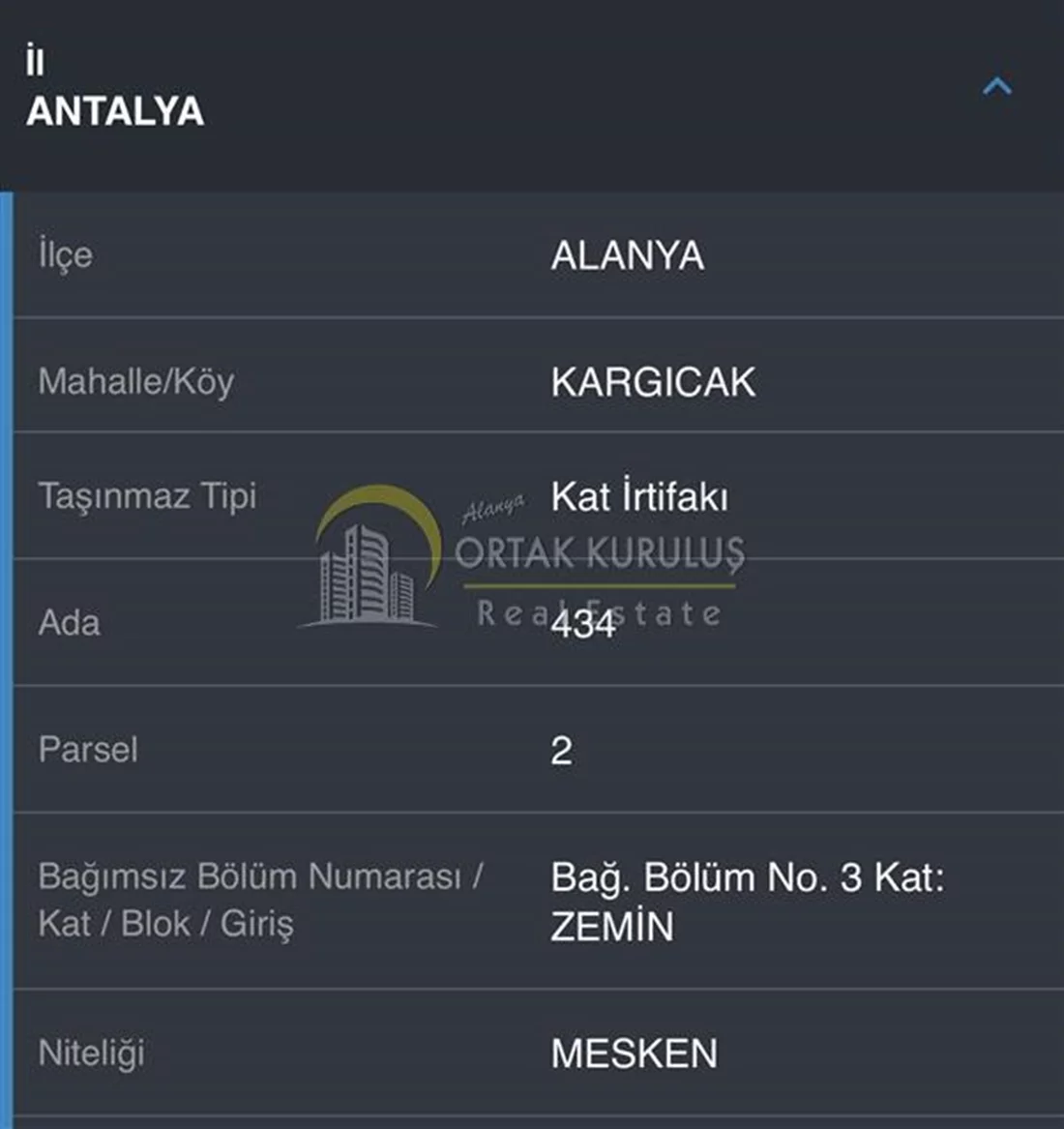 property for sale Kargıcak - photo 15