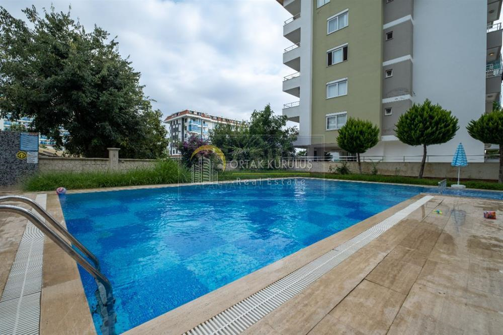 Alanya Kestel'de Denize 100 Metre Full Eşyalı 1+1 Daire