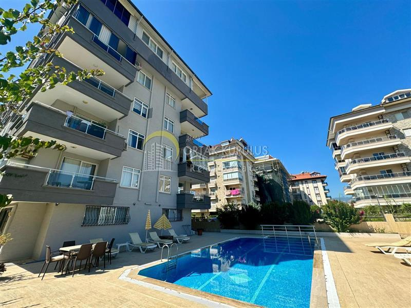 Alanya Kestel Satılık 1+1 | Denize Sıfır & Eşyalı | 75 m² Geniş Daire