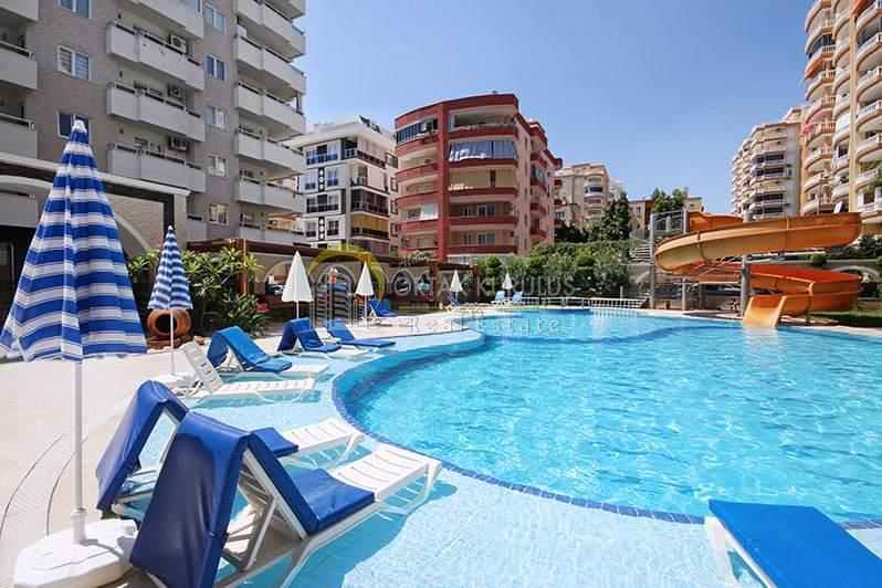 Alanya Mahmutlar Yekta Atrium Residence Zu Verkaufen Wohnung 2+1 Möbliert