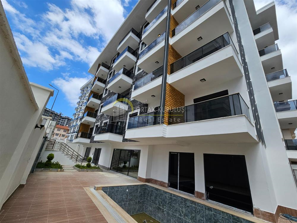 New 1+1 Apartment with Occupancy Permit in Mahmutlar, Alanya, 600m from the Sea