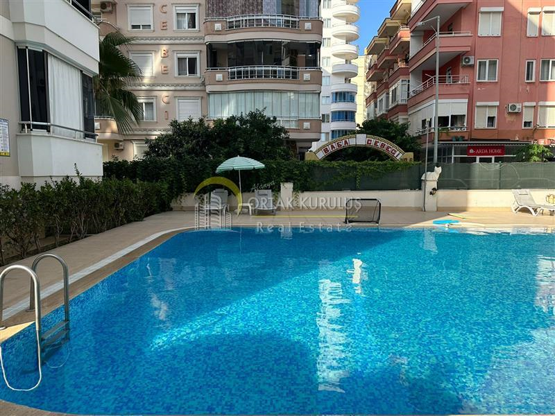 1+1 Furnished Apartment for Sale on the 7th Floor in Mahmutlar, Alanya