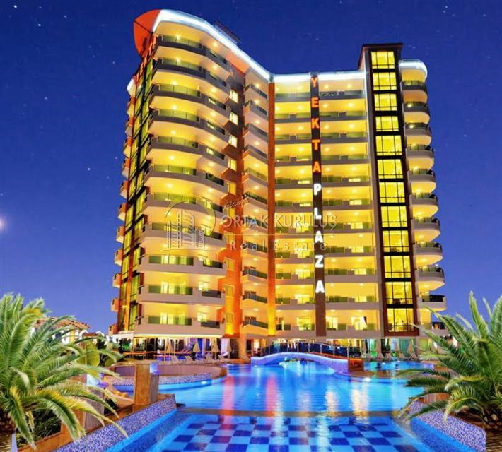 Alanya Mahmutlar'da Yekta Plaza 1+1 Eşyalı Daire – Satılık