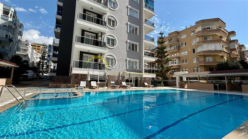 Alanya Mahmutlar Ikon Residence 1+1-Zimmer-Wohnung möbliert zum Verkauf