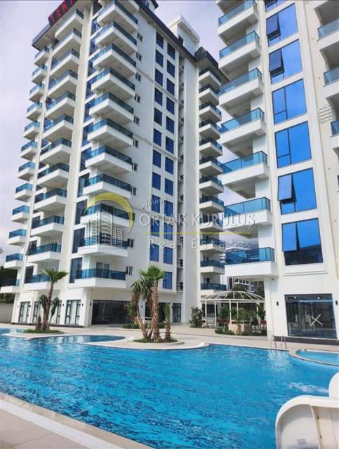 Alanya Mahmutlar'da Yatırımlık Sıfır 1+1 Daire - Kod 6561