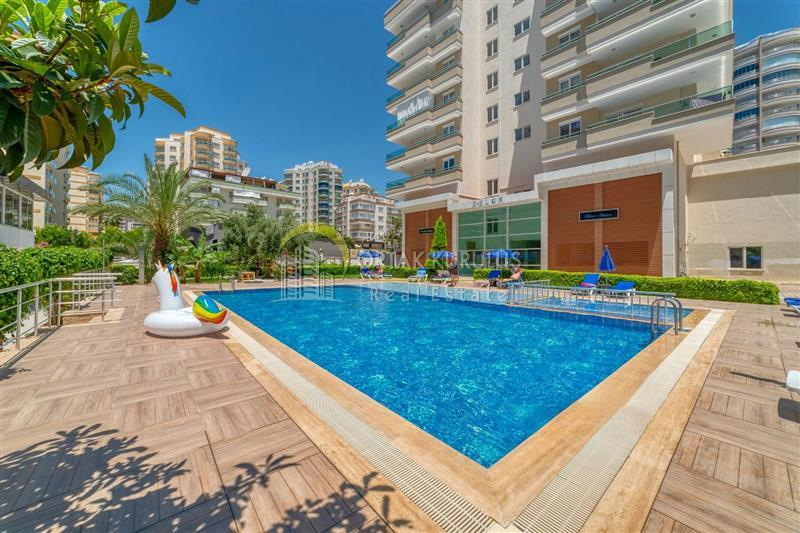 Alanya Mahmutlar Kiralık 1+1 Daire | Denize 300m, Eşyalı & Lüks Site