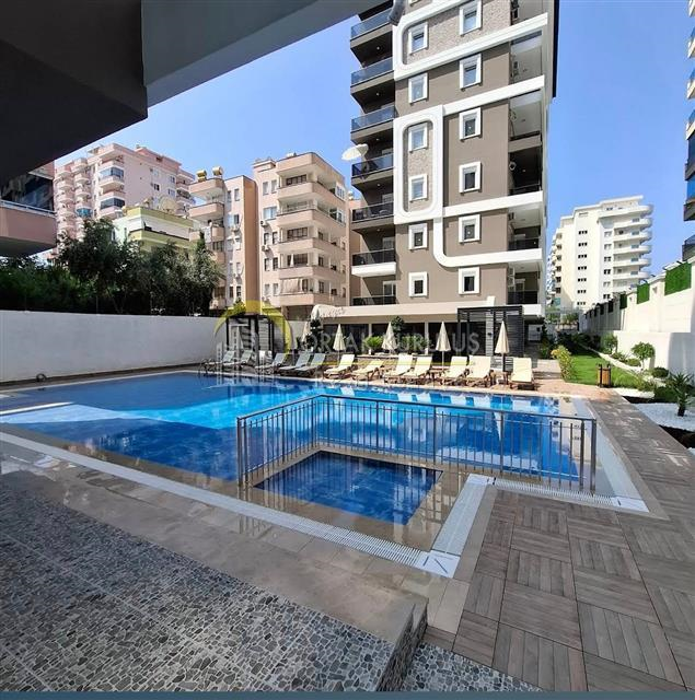 For Sale 1+1 at the Mahmutlar-Kestel Border | 2024 Construction, 200m to the Sea, Salt Room and Cinema