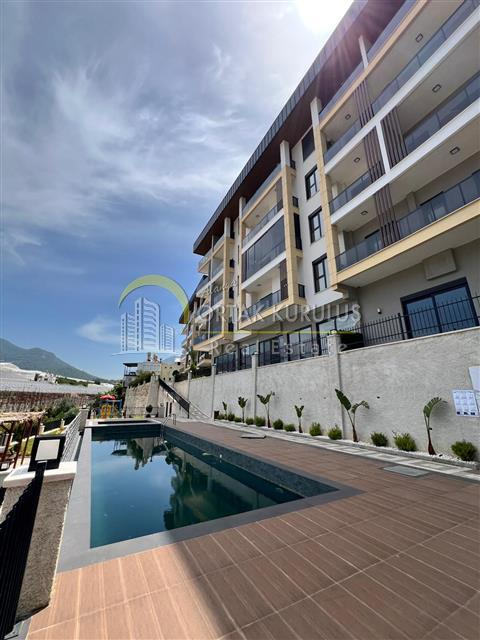 2+1 Neubauwohnung in Oba, Alanya – In einer Anlage mit Pool und Sicherheit