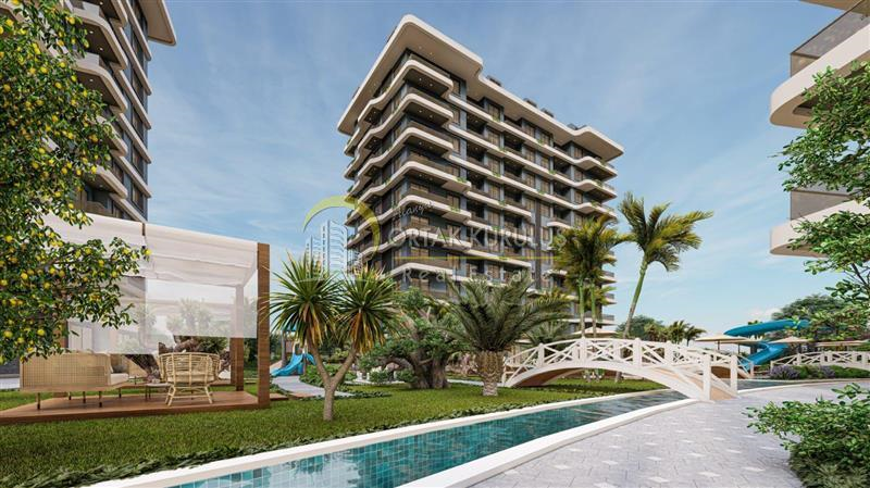 New 1+1 Apartment in Avsallar, Alanya | Hüska Construction For Sale