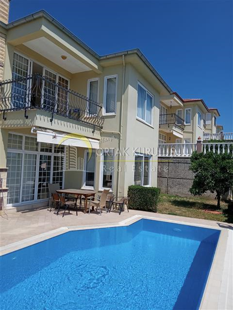 Sea View Detached Villa with Private Pool and Activity Areas, fully furnished, in Alanya Kargıcak!