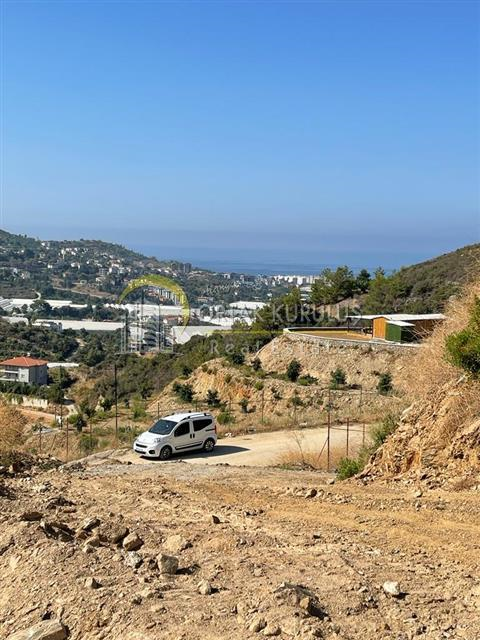 Sea view, 1.004m² plot of land with zoning permission - Alanya Kargicak.