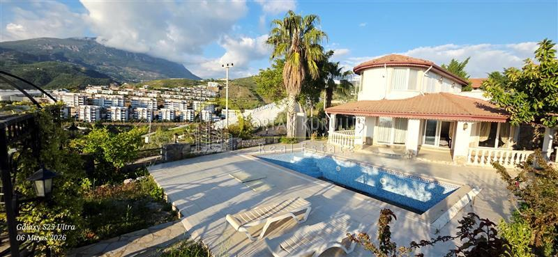 Alanya Kargıcak Satılık Müstakil Havuzlu Villa | Deniz Manzaralı