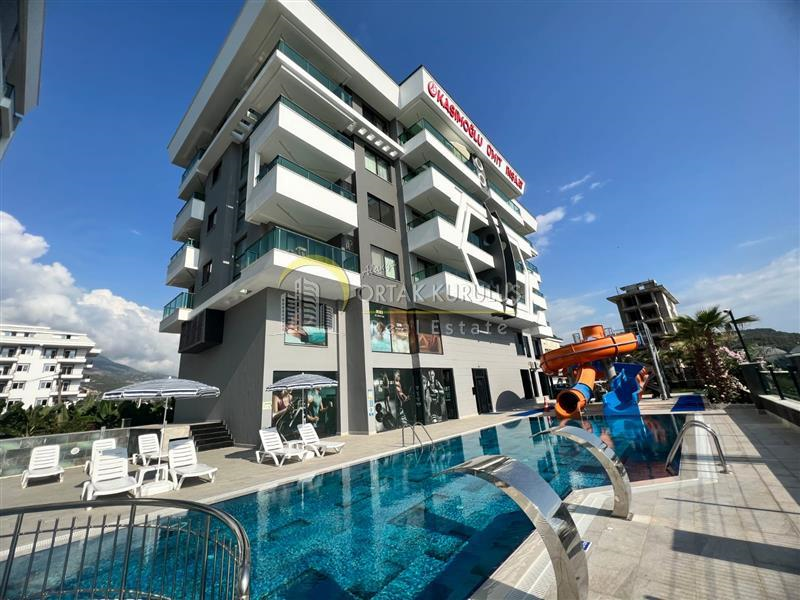 Ultra Lux Complex with Sea View 2+1 Apartment in Alanya Kargıcak Neighborhood.