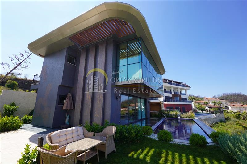Kargıcak Chery Villa 8 Satılık 4+1 | Vatandaşlığa Uygun Deniz Manzaralı
