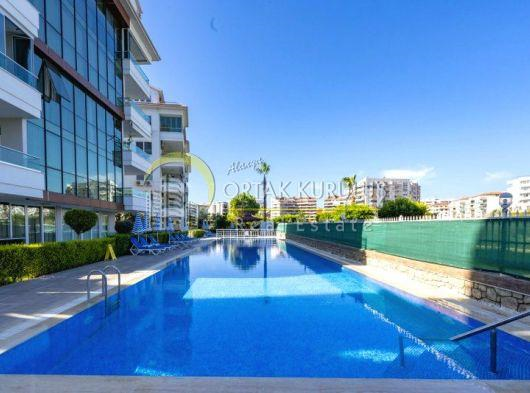 2+1 Möblierte Wohnung zum Verkauf in Alanya Kestel - Toprak River Residence