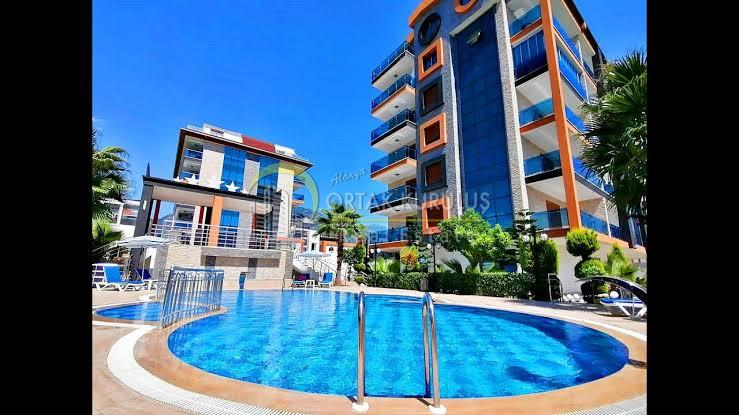 Furnished 2+1 Apartment Close to the Sea in North Star Kestel Alanya