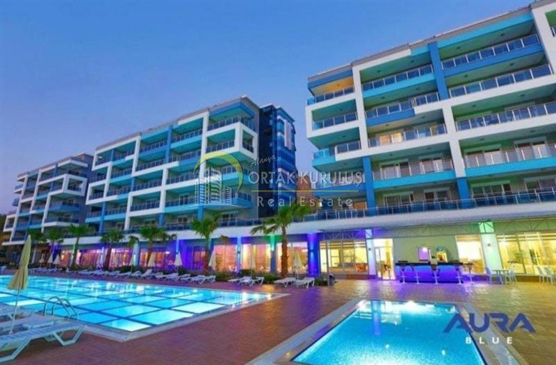 Kestel Michell Hotel Yanı Satılık 1+1 | Denize 400m Havuz Manzaralı Eşyalı