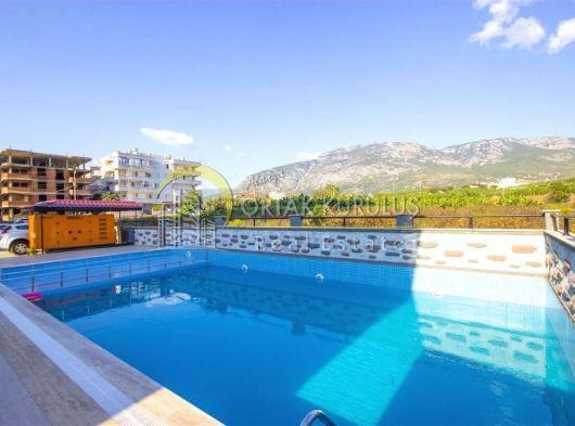 For Sale 2+1 Apartment Eligible for Credit on Alanya Mahmutlar Atatürk Avenue