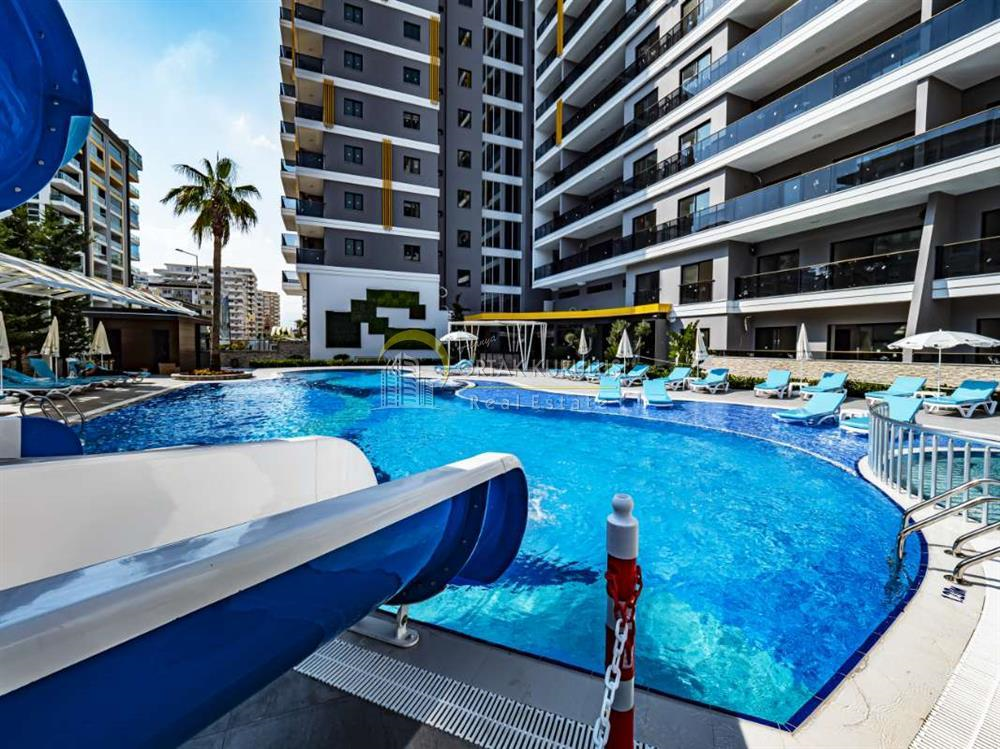 2+1 Apartment for Sale 350m from the Sea in Alanya Mahmutlar - Kurtsafir Euro 21.