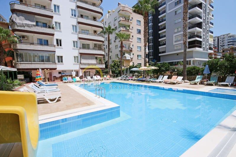3+1 Furnished Apartment for Sale, Alanya Mahmutlar, North-East Facade, 450m to the Sea