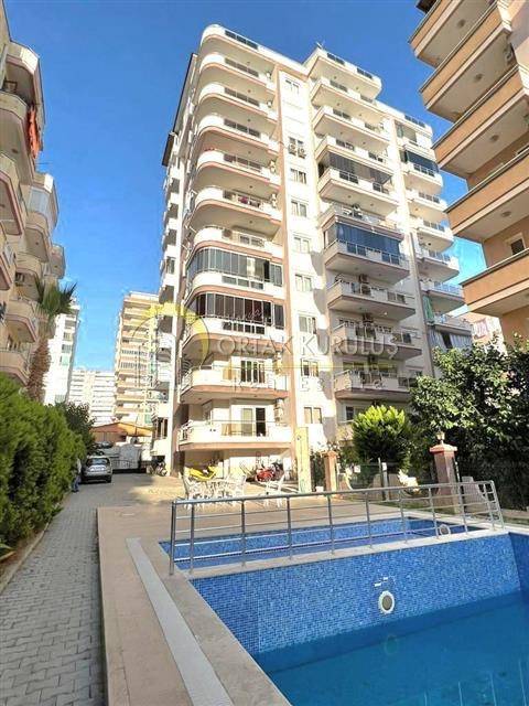 1+1 Apartment for Sale with Sea View at Mahmutlar Tuesday Market