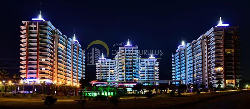 Furnished 1+1 Apartment in Mahmutlar Azura Park | Full Site Facilities