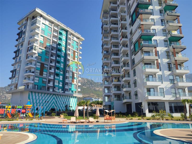 1+1 Apartment in Mahmutlar - Zero, Pool and Social Area Site