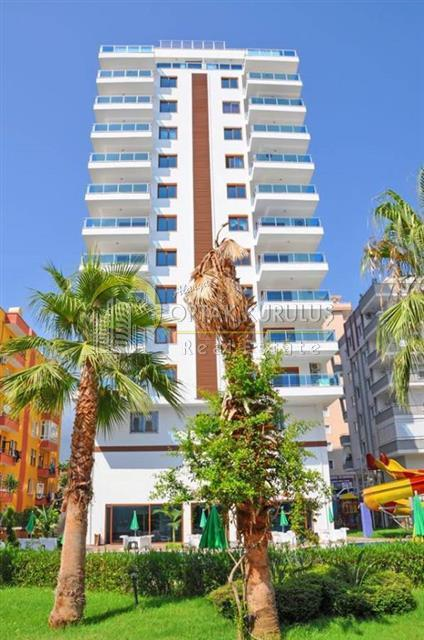 'Fully furnished 1+1 apartment for rent near the sea in Mahmutlar, Alanya.'