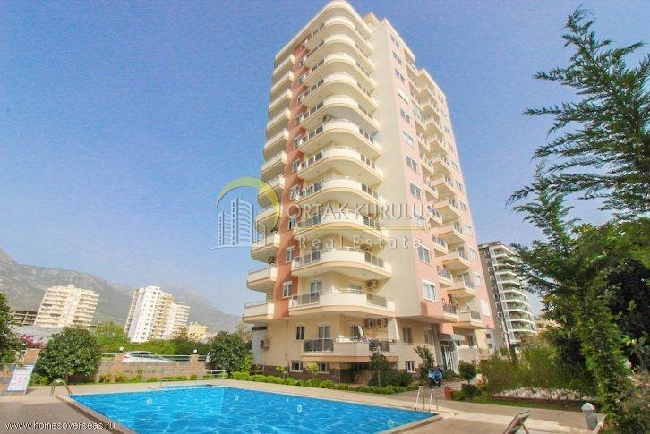 Mahmutlar Avcıoğlu Residence Kiralık 1+1 | 80 m² Geniş & Çift Banyolu