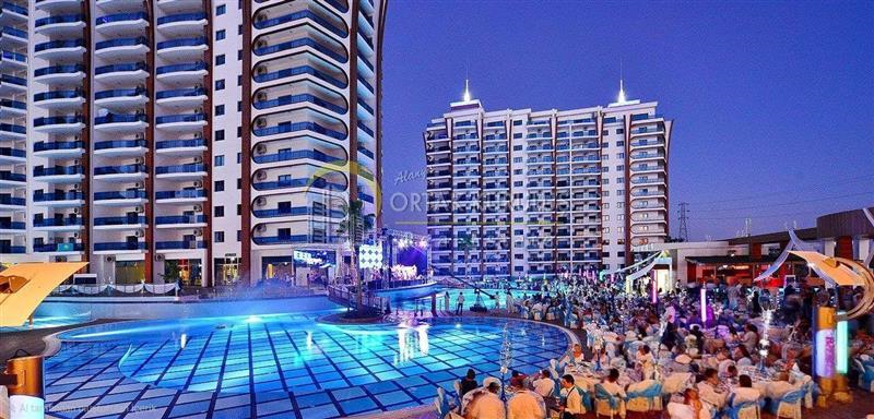 Mahmutlar Azura Park Satılık 1+1 | Deniz & Havuz Manzaralı