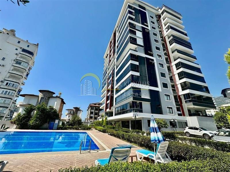 Mahmutlar Kale Tower Residence Satılık 3+1 Ayrı Mutfak | Deniz & Dağ Manzaralı