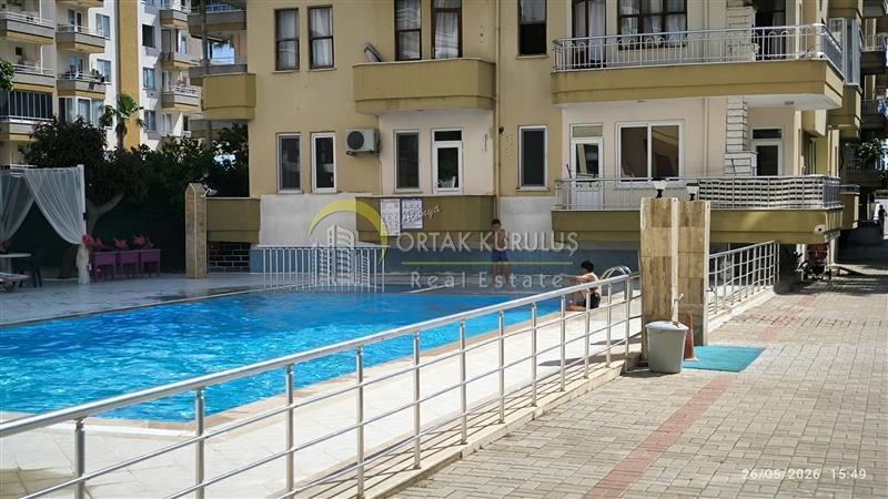 Mahmutlar Denize Sıfır Satılık 2+1 Ayrı Mutfak | Gülkent Sitesi Kat Mülkiyetli