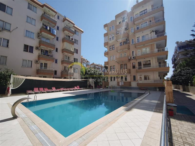 Mahmutlar Seafront For Sale 2+1 With Separate Kitchen | Gulkent Site Condominium Ownership