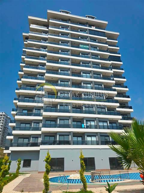 Mahmutlar Fenercioğlu Residence Satılık 1+1 | 8. Kat Deniz Manzaralı Doğu-Güney