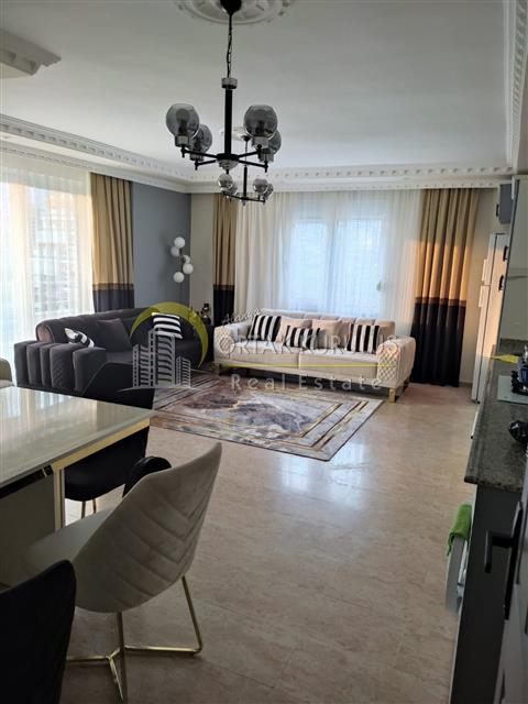 'Fully Furnished 2+1 Apartment 400 Meters Away from the Sea in Alanya Mahmutlar'