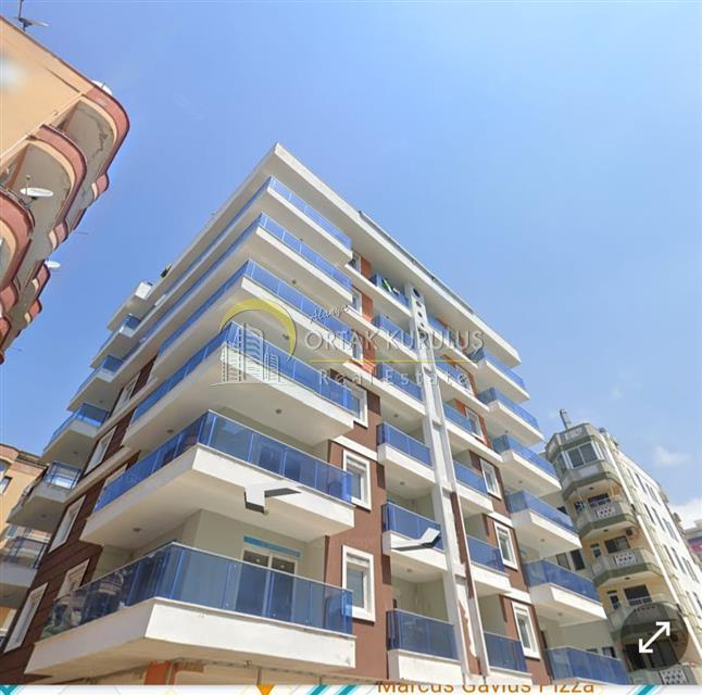 ALANYA MAHMUTLAR 1+1 Apartment for Sale - 200 Meters to the Sea - Building with Elevator.
