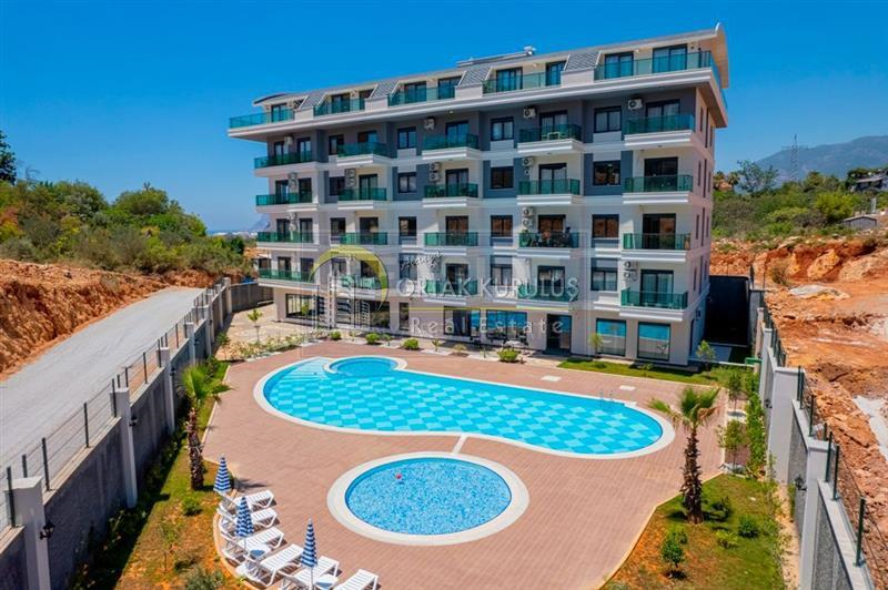 See Preal Garden in Alanya Oba | Elegant For Sale 1+1 Apartment - Enjoy Pool and Fitness