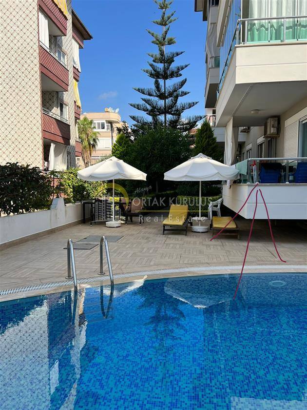 Furnished 1+1 Apartment Near the Sea in Antalya Alanya Obagöl - For Sale