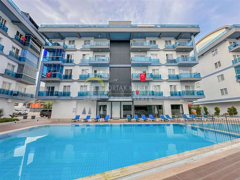 Oba Exodus Park’ta Lüks Sitede Full Eşyalı 1+1 Satılık Daire