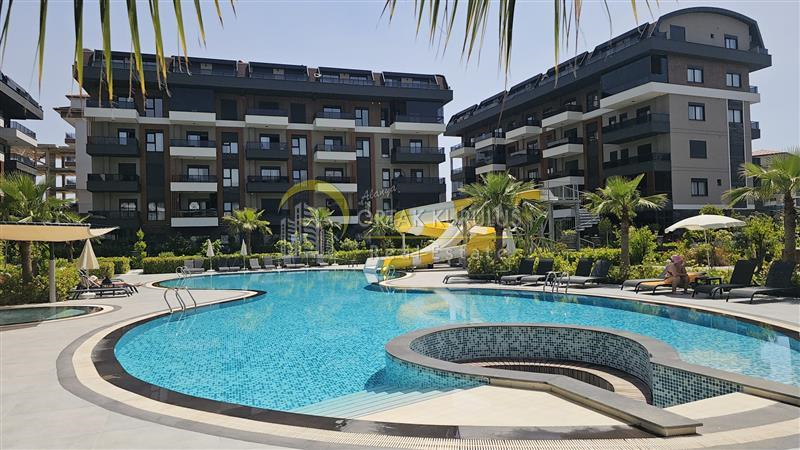 Alanya Oba Kavi Dreams Satılık 1+1 | 2. Kat Güney Cephe Aquaparklı