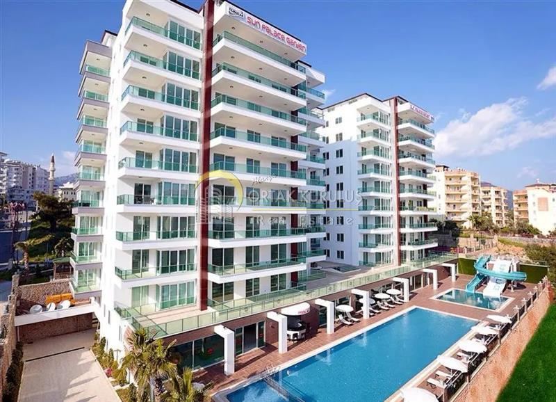 'Fully Furnished 2+1 Apartment with a Distance of 300 Meters to the Sea in Alanya Tosmur - Exclusive Living!'