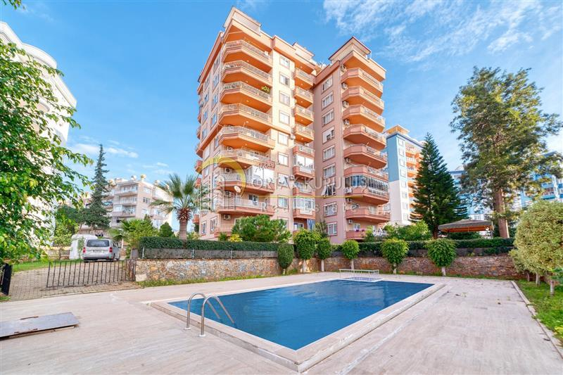 Apartment with sea and castle view, 2+1 for sale in Alanya, Tosmur.