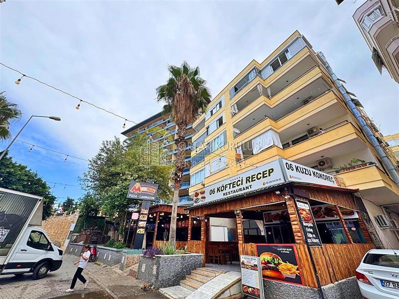 Alanya Tosmur Satılık 2+1 | Denize 100m Ayrı Mutfak Kısmi Deniz Manzaralı Eşyalı