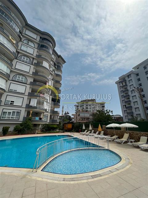 Fully Furnished Apartment with Sea and Castle View in Alanya Tosmur - 2+1, 120 sqm.